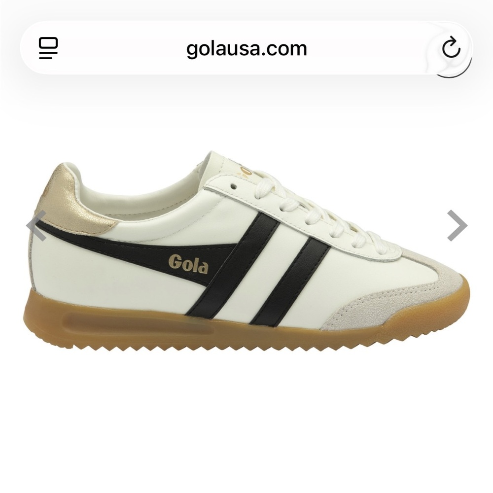 Gola Women's Torpedo Sneakers in White, Black & Gum